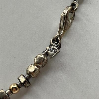 LOT 81J: Sterling Silver Necklaces and Earrings