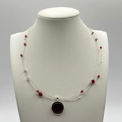 LOT 87J: Artisan Necklace and Earring Set Purchased in Scagway Alaska and More