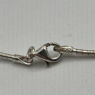 LOT 89J: Bird Fetish 7.5" Bracelet + Sterling Silver 16" Necklace