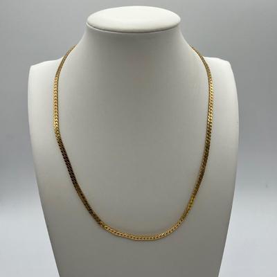 LOT 94J: Gold Tone Necklaces and More