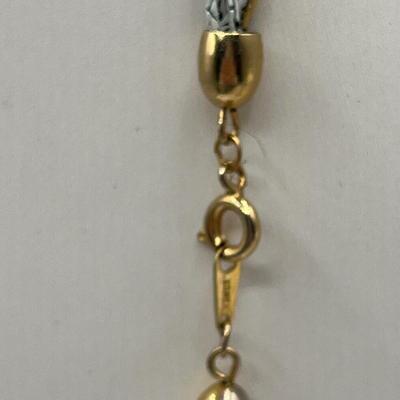 LOT 94J: Gold Tone Necklaces and More