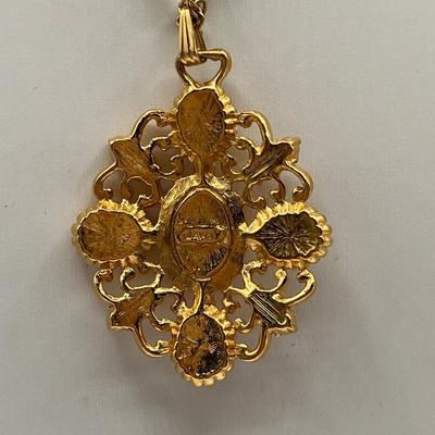 LOT 94J: Gold Tone Necklaces and More