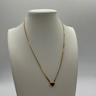 LOT 94J: Gold Tone Necklaces and More