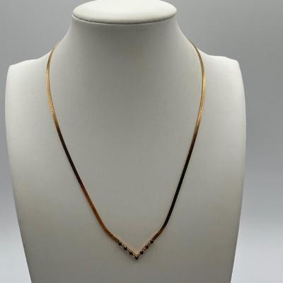 LOT 94J: Gold Tone Necklaces and More