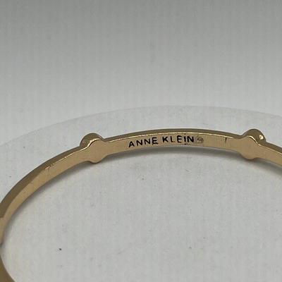 LOT 95J: Gold Tone Bracelets and Earrings