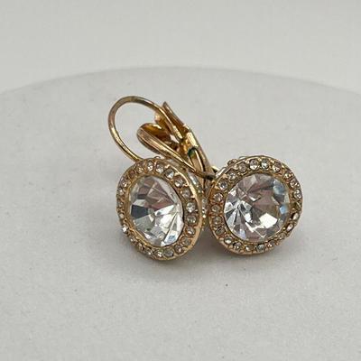 LOT 95J: Gold Tone Bracelets and Earrings