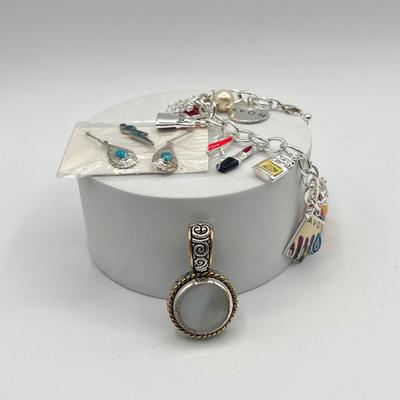 LOT 96J: Avon Jewelry Collection - Sterling Earrings and More