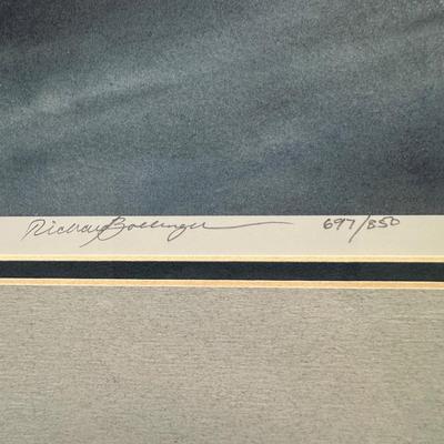 LOT 161L: Richard Bollinger Signed & Numbered Print “Pine Ridge”