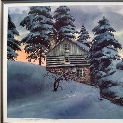 LOT 161L: Richard Bollinger Signed & Numbered Print “Pine Ridge”