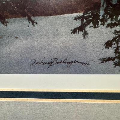 LOT 161L: Richard Bollinger Signed & Numbered Print “Pine Ridge”