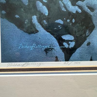 LOT 162L: Richard Bollinger Signed & Numbered Print “The Millers Lamp”