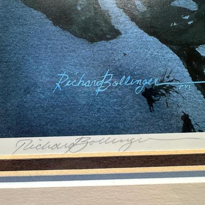 LOT 162L: Richard Bollinger Signed & Numbered Print “The Millers Lamp”