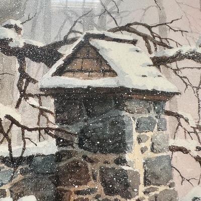 LOT 163L: Richard Bollinger Signed & Numbered Print “Winters Rest”