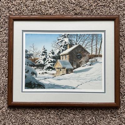 LOT 164L: Richard Bollinger Signed & Numbered Print “Buck Run”