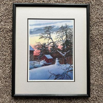 LOT 165L: Richard Bollinger Signed & Numbered Print “Sentinel”