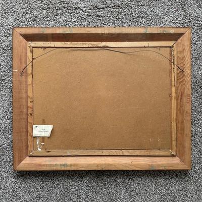 LOT 166L: Painting By Hildegard Gregorio Signed & Dated