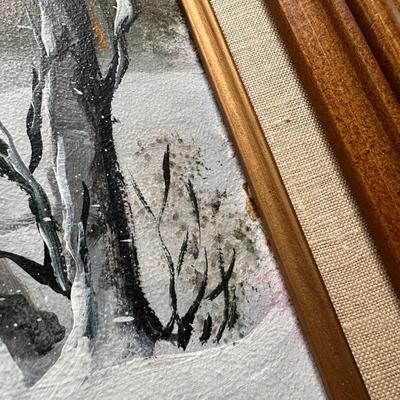 LOT 166L: Painting By Hildegard Gregorio Signed & Dated