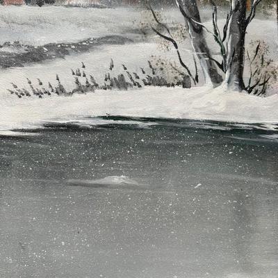 LOT 166L: Painting By Hildegard Gregorio Signed & Dated