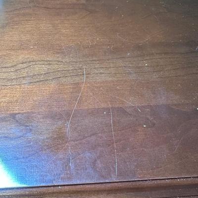 LOT 170L: Vintage Ethan Allen Coffee Table w/ Bookcase & Side Table