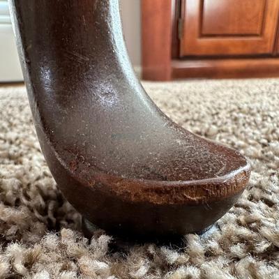 LOT 170L: Vintage Ethan Allen Coffee Table w/ Bookcase & Side Table