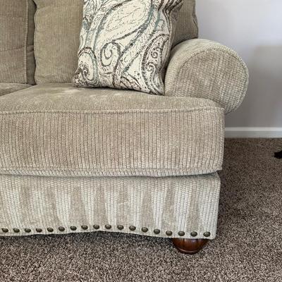 LOT 171L: Ashley Furniture Couch w/ Matching Love Seat