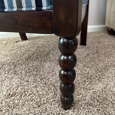 LOT 173L: Beautiful Wooden Accent Chair