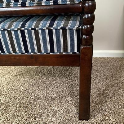 LOT 173L: Beautiful Wooden Accent Chair