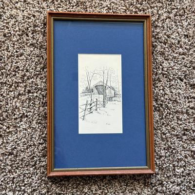 LOT 176L: 2 Signed & Dated Prints by C.M. Goff