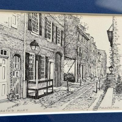 LOT 176L: 2 Signed & Dated Prints by C.M. Goff