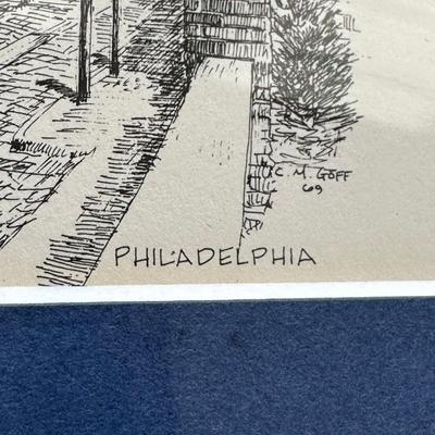 LOT 176L: 2 Signed & Dated Prints by C.M. Goff