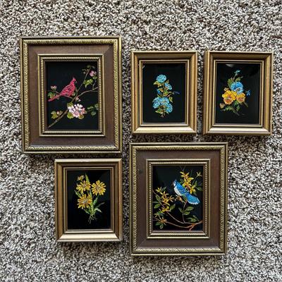 LOT 177L: Early America Reverse Paintings On Glass