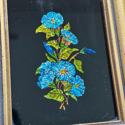 LOT 177L: Early America Reverse Paintings On Glass