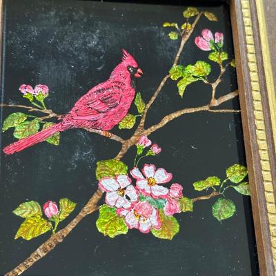 LOT 177L: Early America Reverse Paintings On Glass