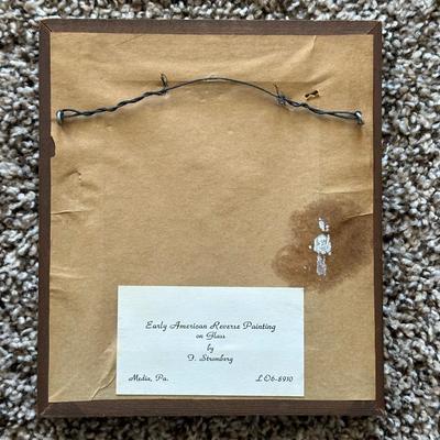 LOT 177L: Early America Reverse Paintings On Glass