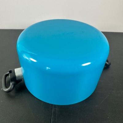 LOT 180K: Silverstone Cookware Blue Pots & Pans Set