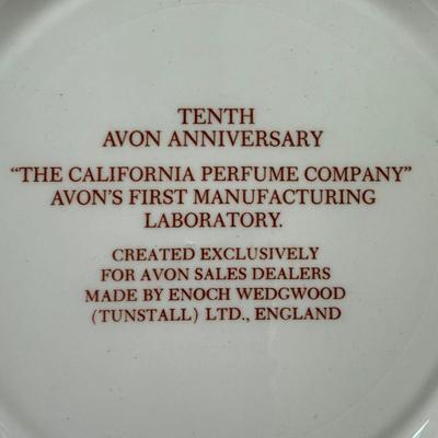 LOT 181L: Avon Decorative Plate Collection - Mrs. P.F.E. Albee Seasons Portrait Plates & Avon Anniversary Commemorative Plates