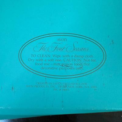 LOT 181L: Avon Decorative Plate Collection - Mrs. P.F.E. Albee Seasons Portrait Plates & Avon Anniversary Commemorative Plates