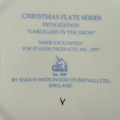 LOT 183L: Vintage Avon Christmas Plates w/ Boxes - 1975-1979