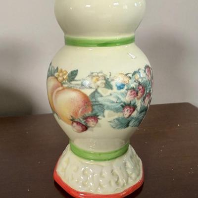 LOT 185L: Avon - Vintage Christmas Plates, Sweet Country Harvest S&P Shakers & Country Den Ceramic Tankard - all w/ Boxes