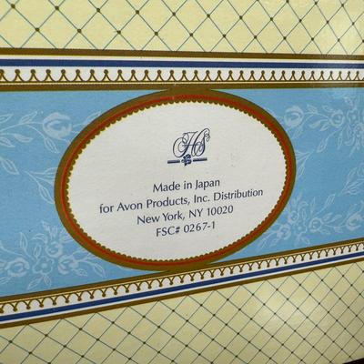 LOT 186L: Avon Honor Society Mrs. P.F.E. Albee Commemorative Tea Cup & Saucer Sets w/ Boxes - 1998-2001, 2004