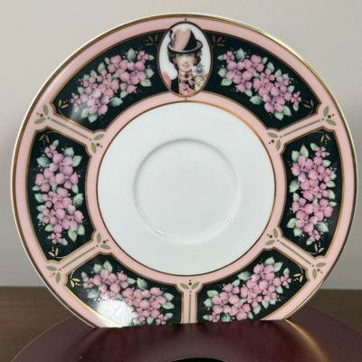 LOT 186L: Avon Honor Society Mrs. P.F.E. Albee Commemorative Tea Cup & Saucer Sets w/ Boxes - 1998-2001, 2004