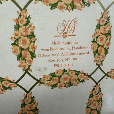 LOT 186L: Avon Honor Society Mrs. P.F.E. Albee Commemorative Tea Cup & Saucer Sets w/ Boxes - 1998-2001, 2004