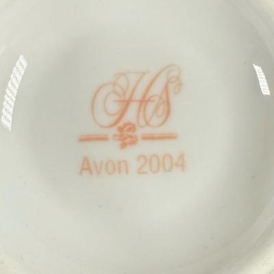 LOT 186L: Avon Honor Society Mrs. P.F.E. Albee Commemorative Tea Cup & Saucer Sets w/ Boxes - 1998-2001, 2004