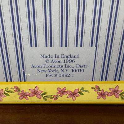 LOT 187L: Avon Honor Society Mrs. P.F.E. Albee Commemorative Tea Cup & Saucer Sets w/ Boxes - 1991, 1994-1997