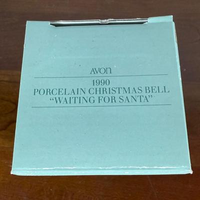 LOT 188D: Avon Ceramic Christmas Bells - most w/ Boxes
