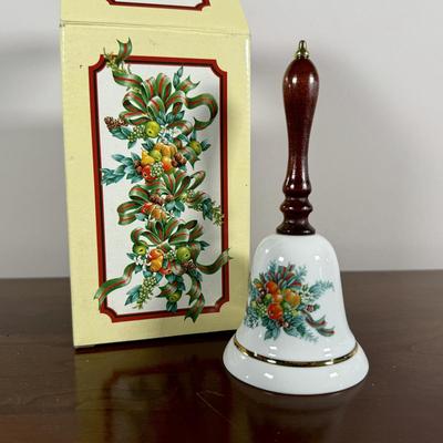 LOT 188D: Avon Ceramic Christmas Bells - most w/ Boxes