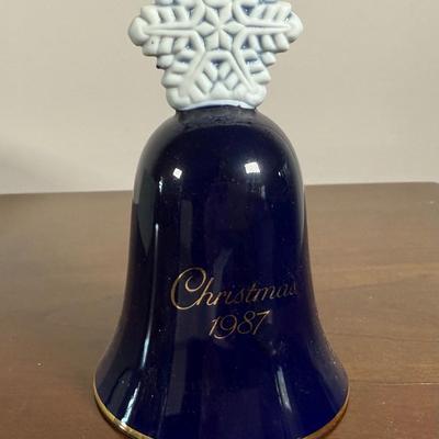 LOT 188D: Avon Ceramic Christmas Bells - most w/ Boxes