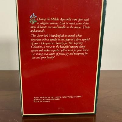 LOT 188D: Avon Ceramic Christmas Bells - most w/ Boxes