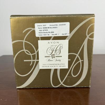 LOT 189D: Happy Birthday! Avon President’s Club Birthday Gifts & More w/ Boxes - Ceramic Celebration Cake Plates, Server &...