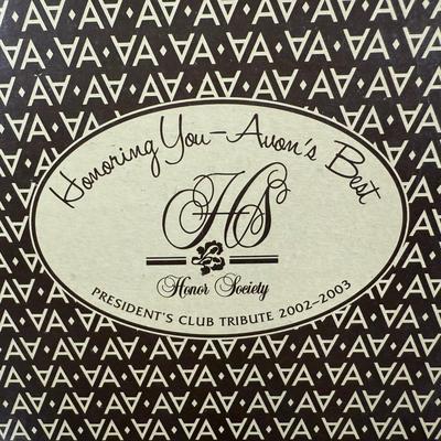 LOT 189D: Happy Birthday! Avon President’s Club Birthday Gifts & More w/ Boxes - Ceramic Celebration Cake Plates, Server &...